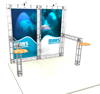 Stand modulable - détail